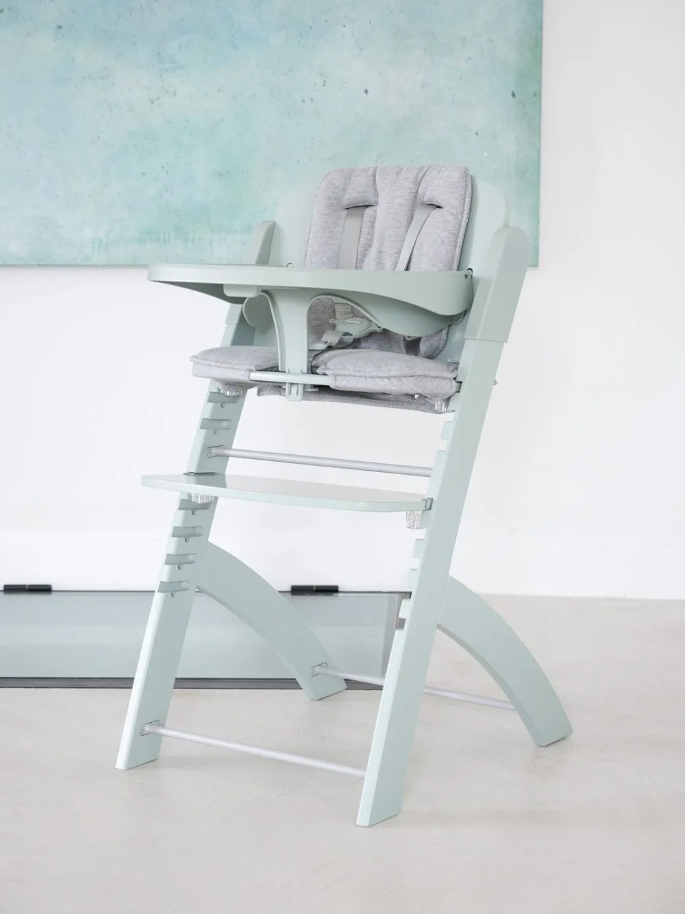 Discount Childhome Evosit Meegroeistoel + Eettablet - Munt