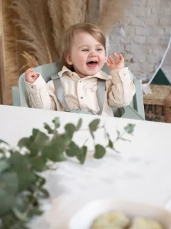 Discount Childhome Evosit Meegroeistoel + Eettablet - Munt