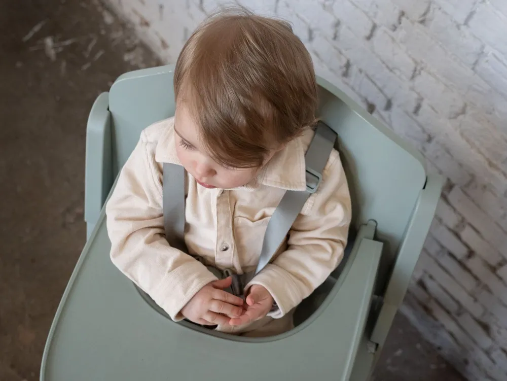 Discount Childhome Evosit Meegroeistoel + Eettablet - Munt