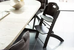 Outlet Childhome Evosit Meegroeistoel + Eettablet - Zwart