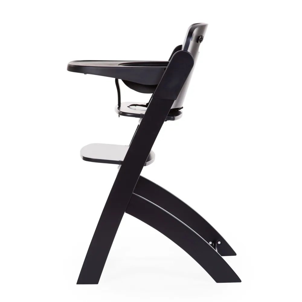 Outlet Childhome Evosit Meegroeistoel + Eettablet - Zwart