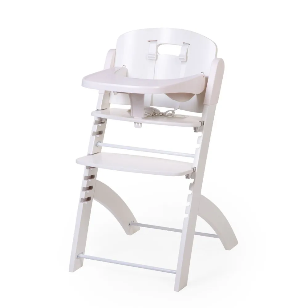 Outlet Childhome Evosit Meegroeistoel + Eettablet - Wit