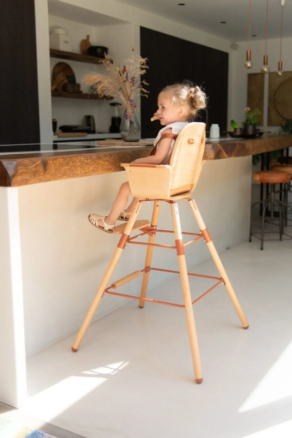 Fashion Childhome Evowood Kinderstoel - Naturel Roest