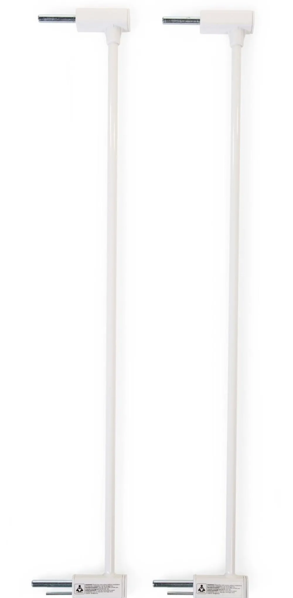 Fashion Childhome Extensie Voor Veiligheidshekjes Vheltw - 2X7 Cm - Metaal - Wit