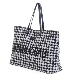 Best Childhome Family Bag Pied De Poule - Zwart