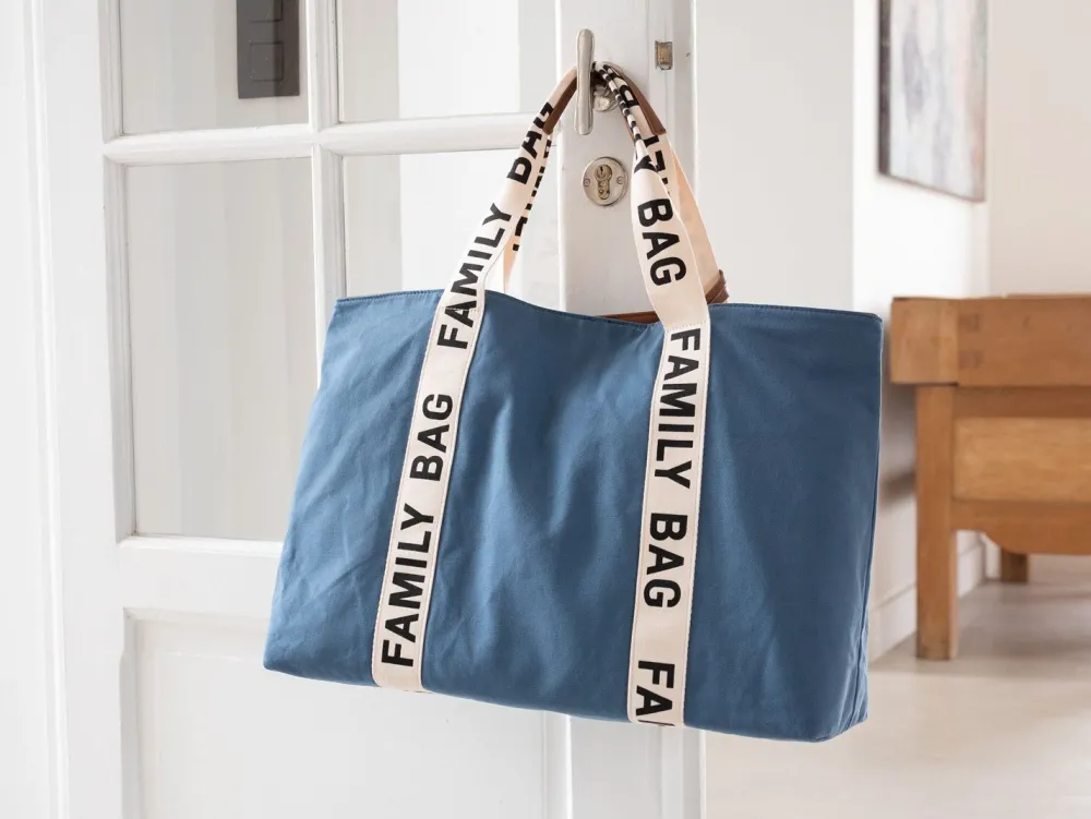 Shop Childhome Family Bag Verzorgingstas - Signature - Canvas - Indigo