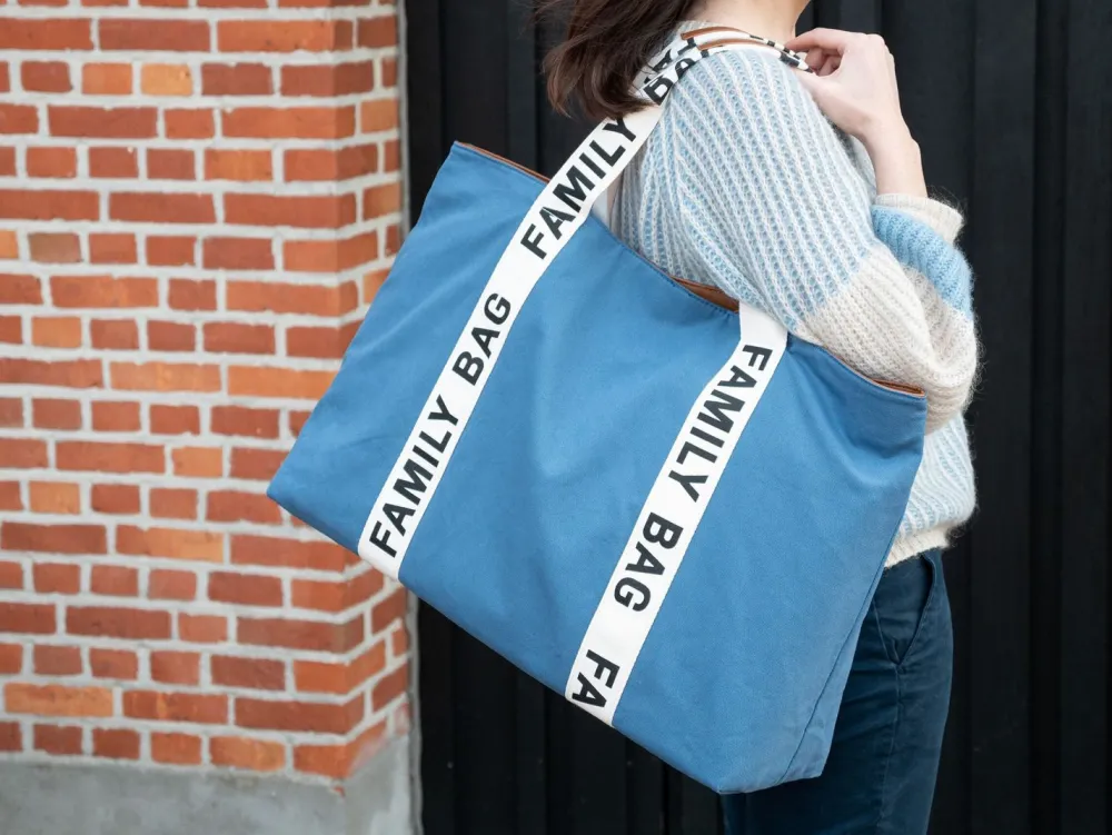 Shop Childhome Family Bag Verzorgingstas - Signature - Canvas - Indigo