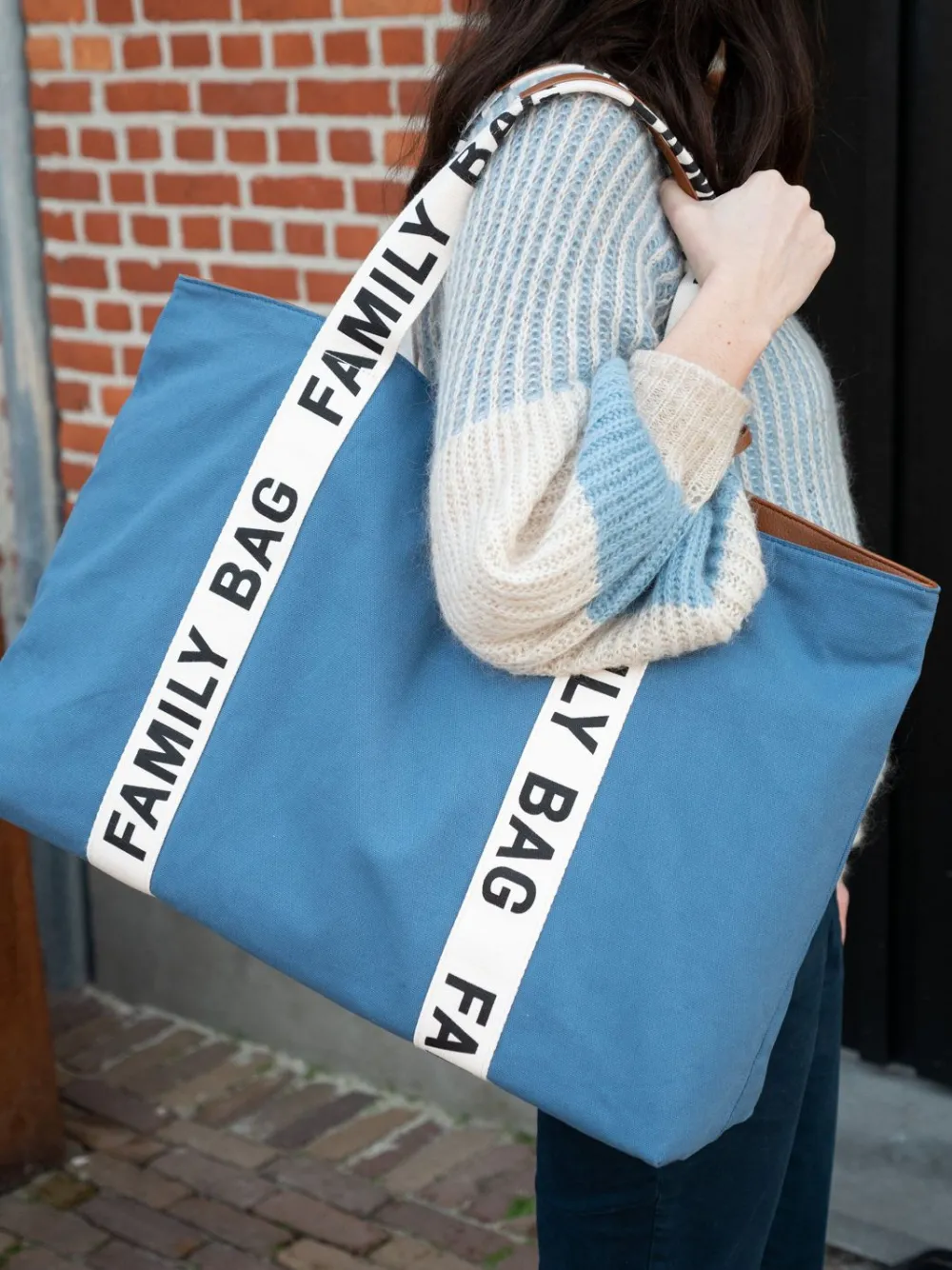 Shop Childhome Family Bag Verzorgingstas - Signature - Canvas - Indigo