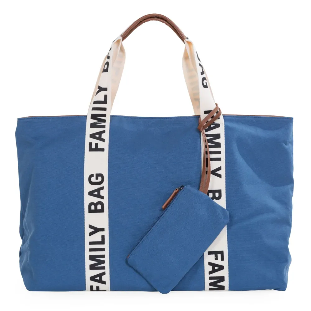 Shop Childhome Family Bag Verzorgingstas - Signature - Canvas - Indigo