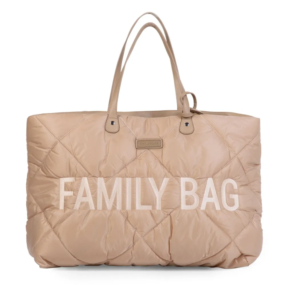 Outlet Childhome Family Bag Verzorgingstas - Gewatteerd - Beige