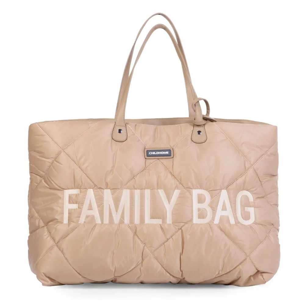 Outlet Childhome Family Bag Verzorgingstas - Gewatteerd - Beige