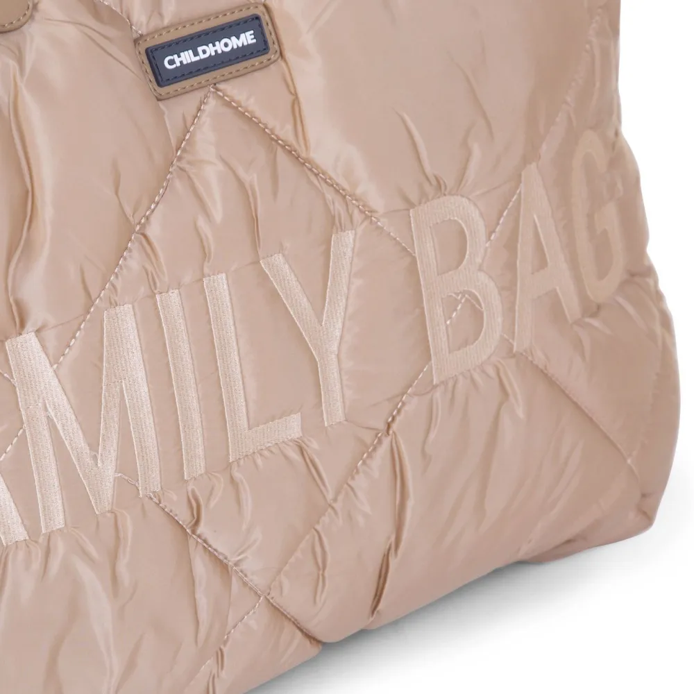 Outlet Childhome Family Bag Verzorgingstas - Gewatteerd - Beige