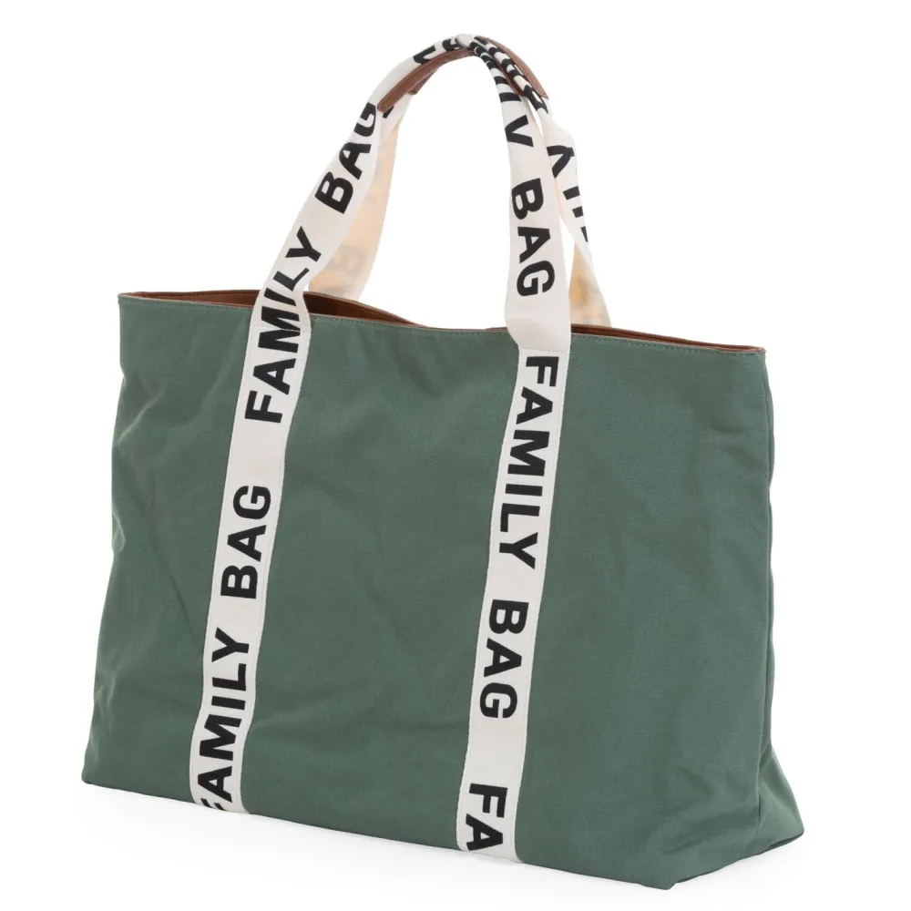 Best Childhome Family Bag Verzorgingstas - Signature - Canvas - Groen