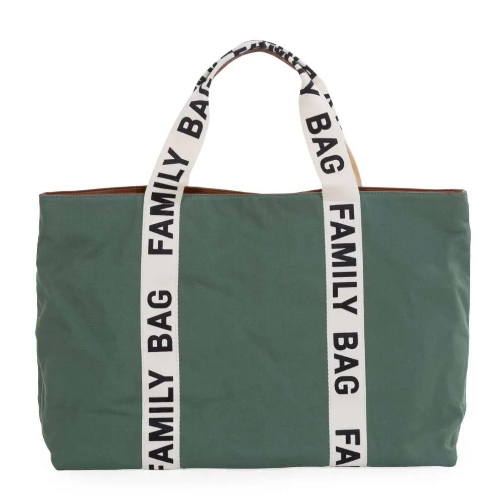 Best Childhome Family Bag Verzorgingstas - Signature - Canvas - Groen