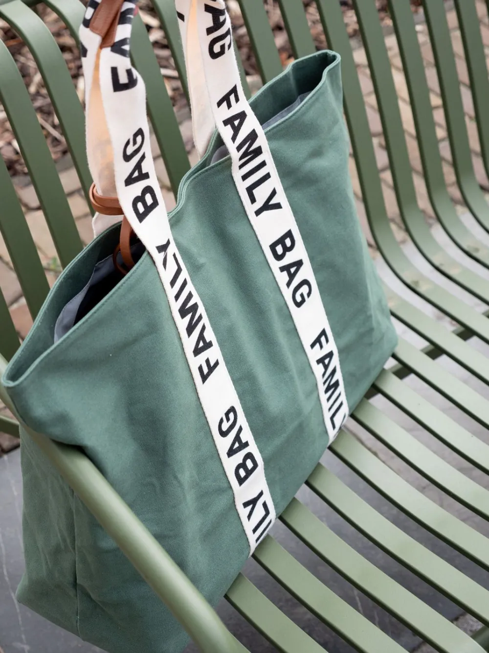 Best Childhome Family Bag Verzorgingstas - Signature - Canvas - Groen