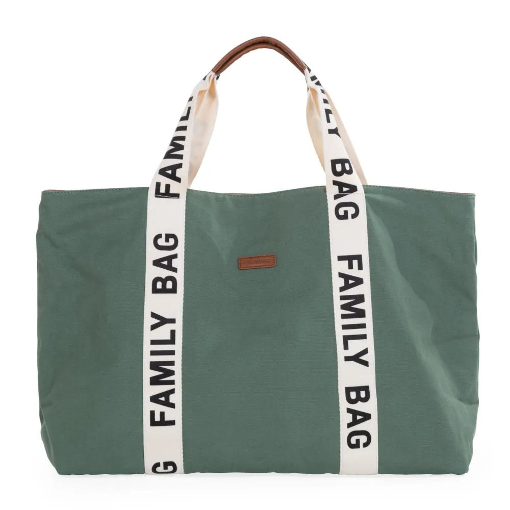 Best Childhome Family Bag Verzorgingstas - Signature - Canvas - Groen