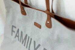 Fashion Childhome Family Bag Verzorgingstas - Canvas - Grijs