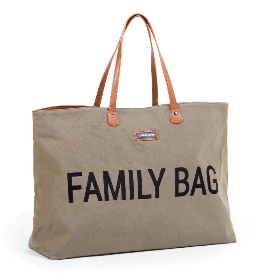 Shop Childhome Family Bag Verzorgingstas - Canvas - Kaki