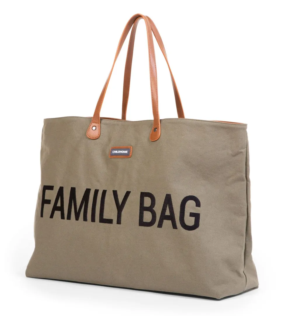 Shop Childhome Family Bag Verzorgingstas - Canvas - Kaki