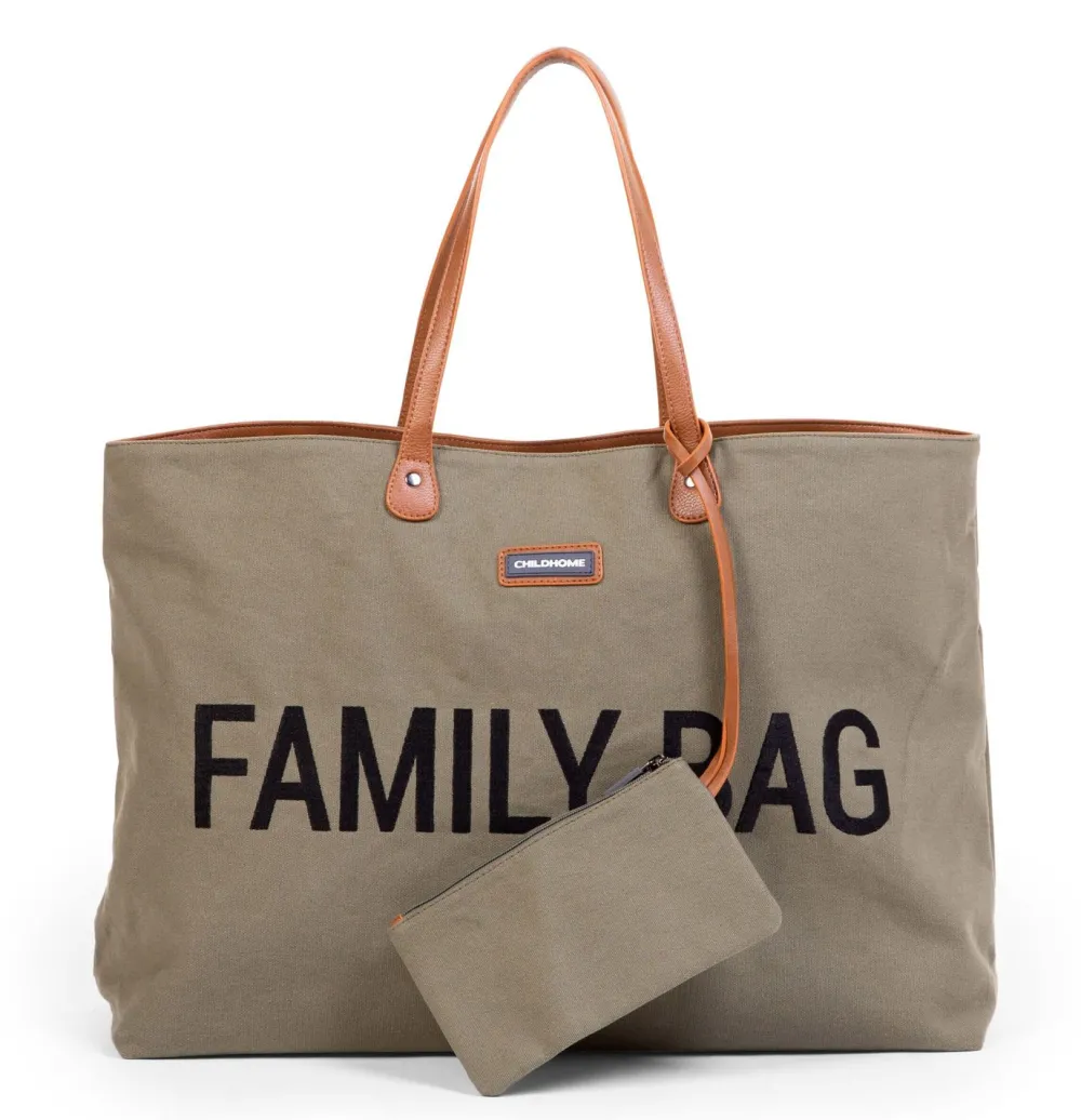 Shop Childhome Family Bag Verzorgingstas - Canvas - Kaki