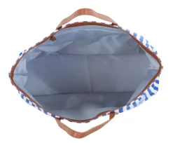 Online Childhome Family Bag Verzorgingstas - Stripes - Electric Blue/Light Blue