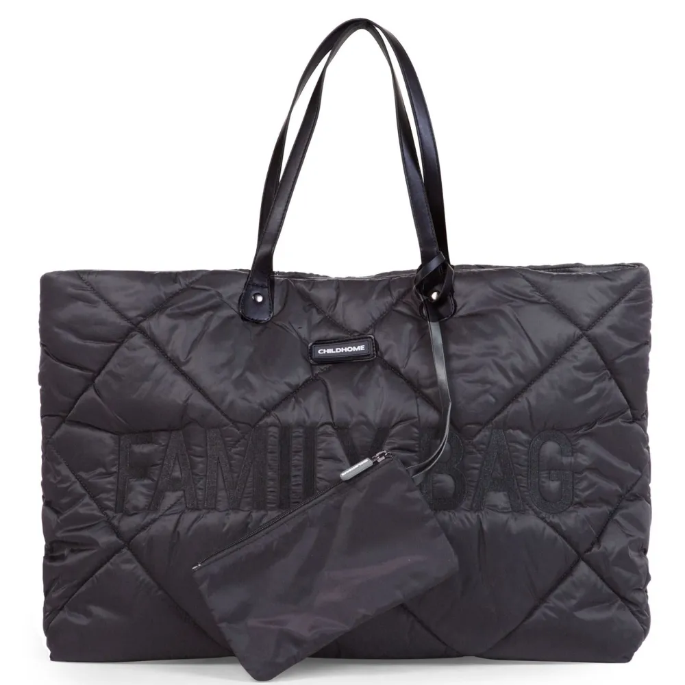 Shop Childhome Family Bag Verzorgingstas - Gewatteerd - Zwart