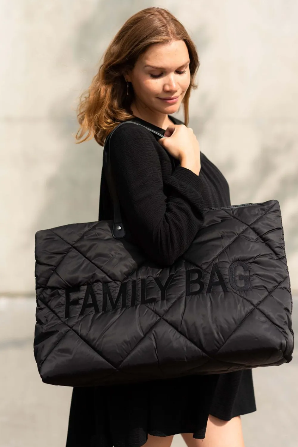 Shop Childhome Family Bag Verzorgingstas - Gewatteerd - Zwart