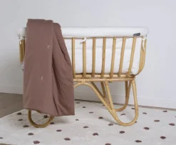 Outlet Childhome Gewatteerd Deken - 140X100 Cm - Jersey Polystar - Roest