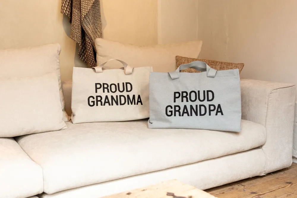 Shop Childhome Grandma Bag - Canvas - Ecru