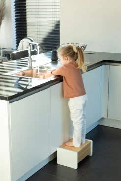 Shop Childhome Houten Krukje - Naturel Wit