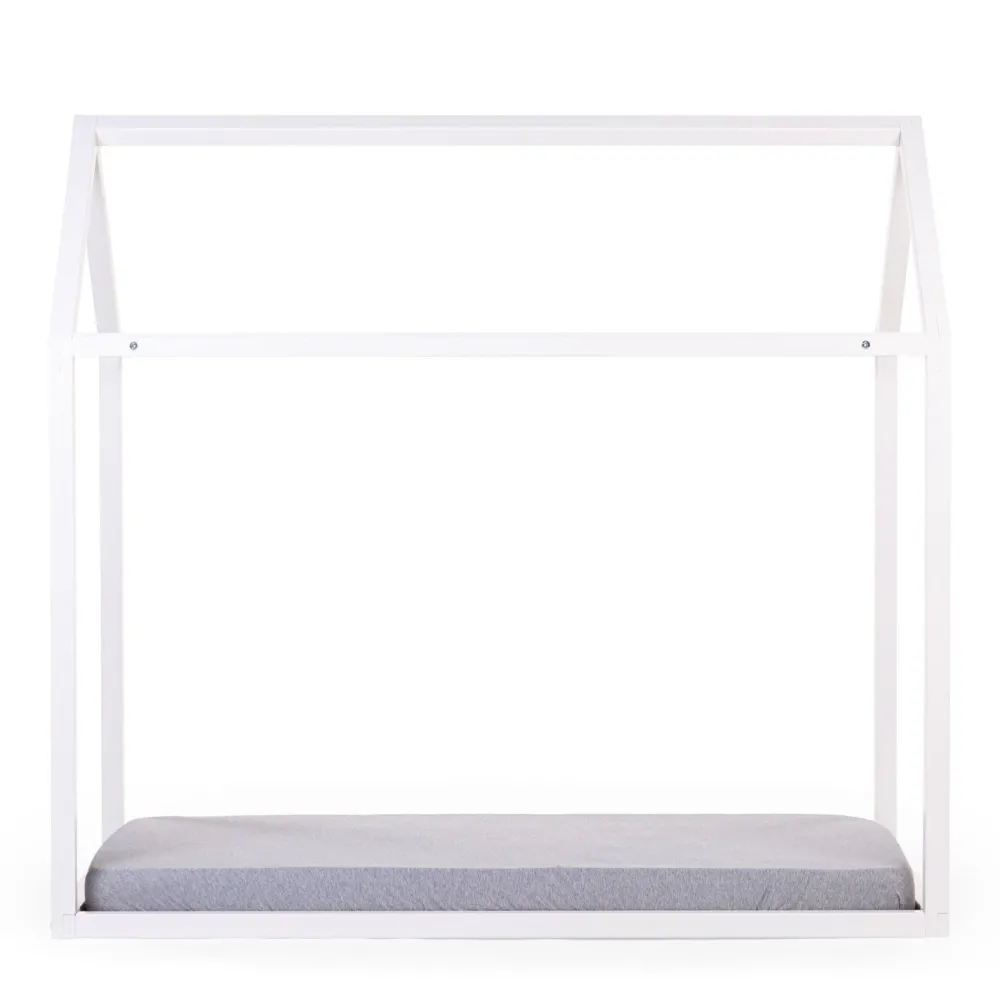 Fashion Childhome Huis Bed - 70X140 Cm - Ecru