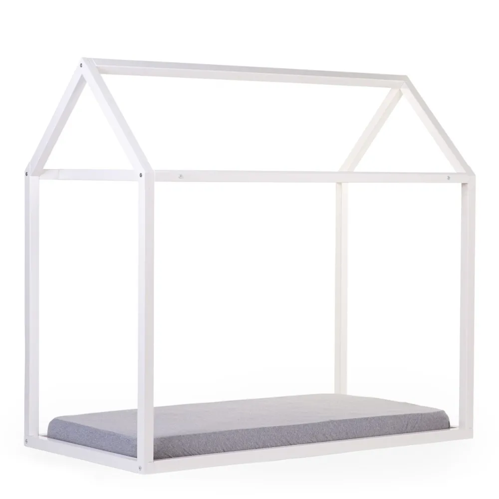 Fashion Childhome Huis Bed - 70X140 Cm - Ecru