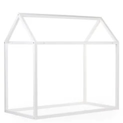 Fashion Childhome Huis Bed - 70X140 Cm - Ecru