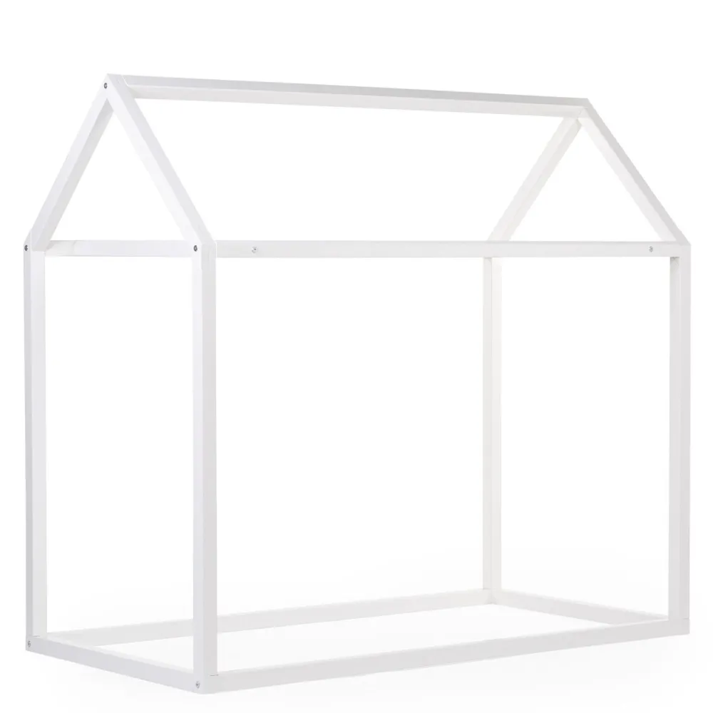Fashion Childhome Huis Bed - 70X140 Cm - Ecru