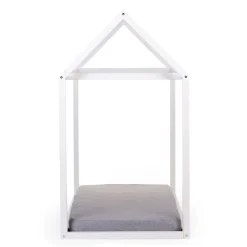 Fashion Childhome Huis Bed - 70X140 Cm - Ecru
