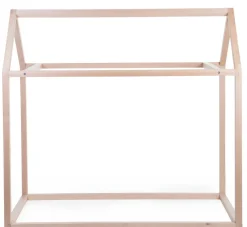 Clearance Childhome Huis Bed - 70X140 Cm - Hout - Naturel Ja, Graag Met Lattenbodem