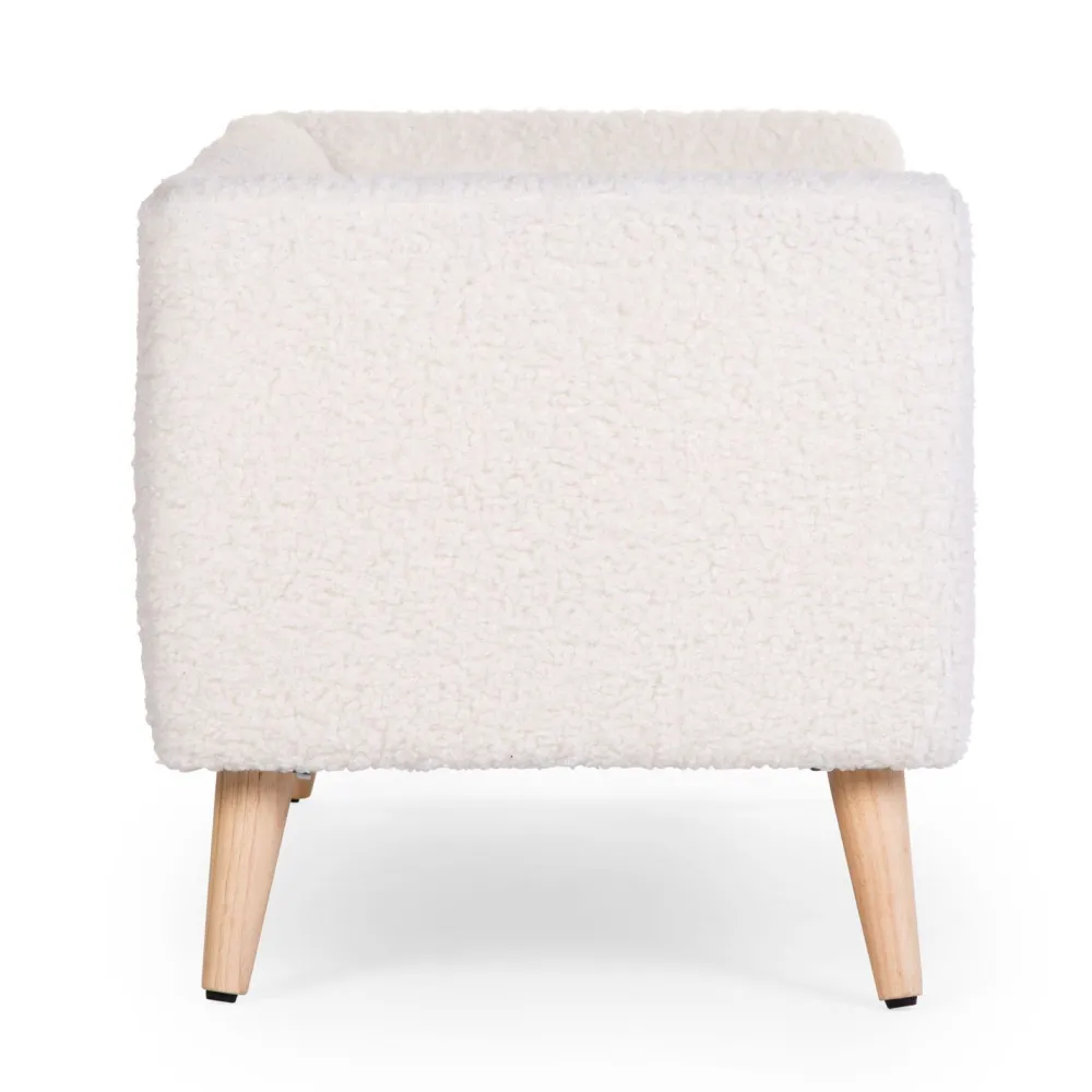 Store Childhome Kinderbankje - Teddy - Ecru