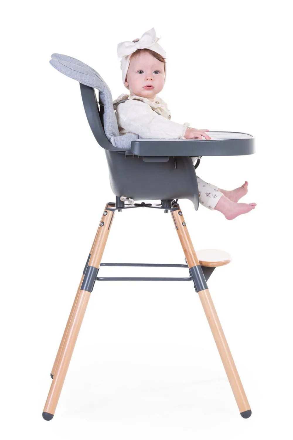Hot Childhome Konijn Stoelverkleiner Universeel - Jersey - Grijs