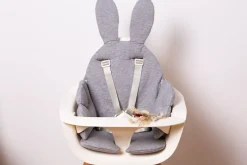 Hot Childhome Konijn Stoelverkleiner Universeel - Jersey - Grijs