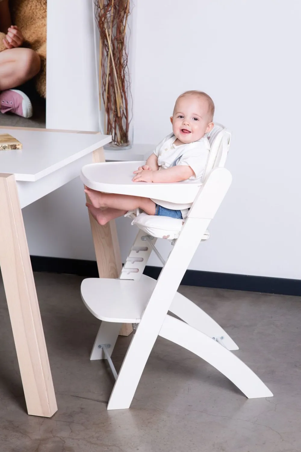 New Childhome Kussen Kinderstoel Evosit - Jersey - Hearts