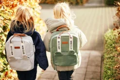 New Childhome Mini Club Kinderrugzak - Signature - Canvas - Ecru