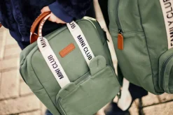 Sale Childhome Mini Club Kinderrugzak - Signature - Canvas - Groen