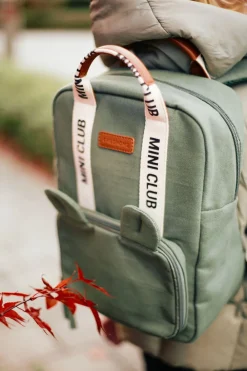Best Sale Childhome Mini Club Kinderrugzak - Signature - Canvas - Groen