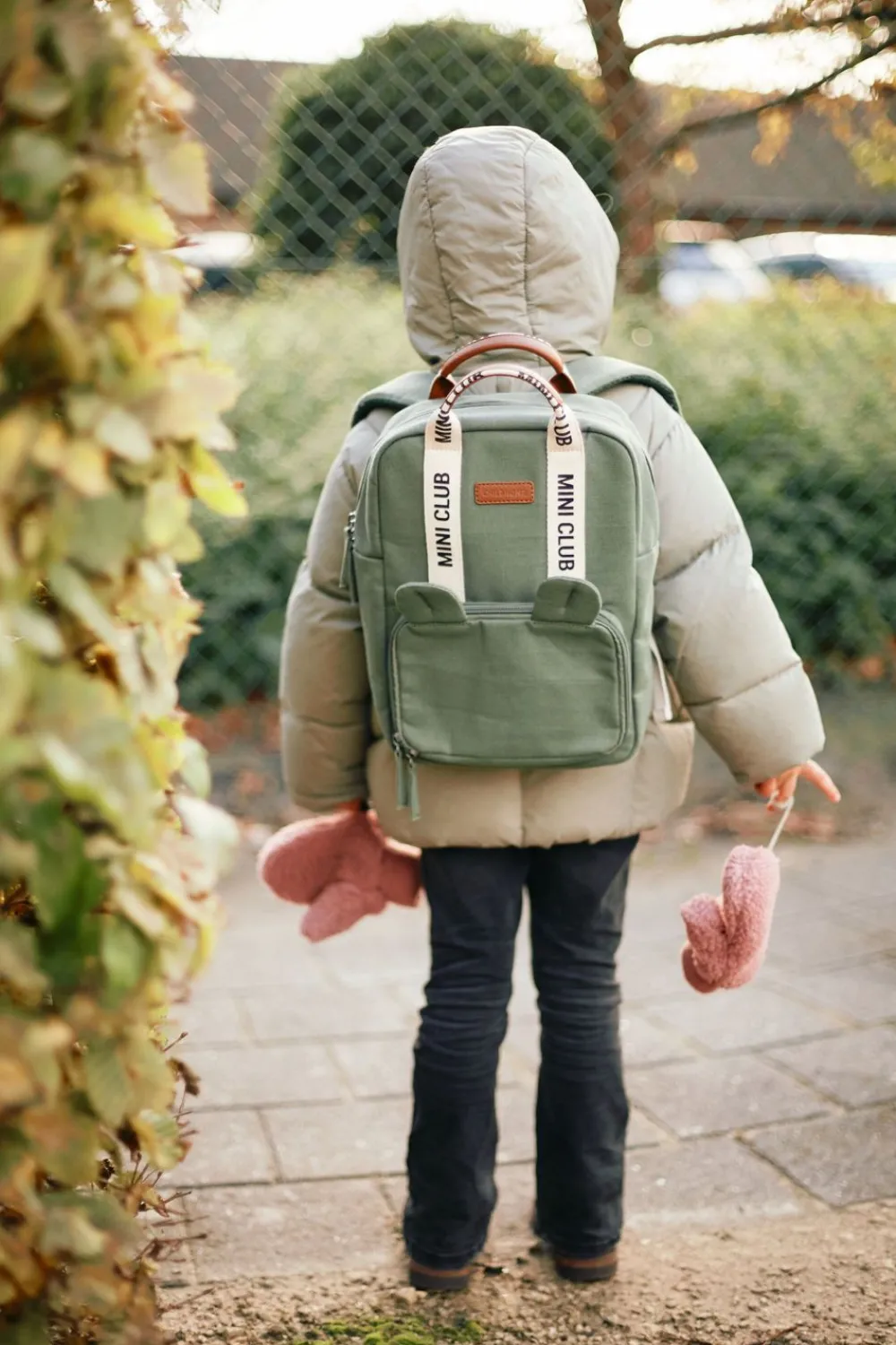 Best Sale Childhome Mini Club Kinderrugzak - Signature - Canvas - Groen