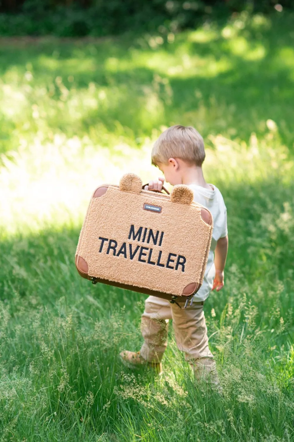 Cheap Childhome Mini Traveller Kinderkoffer - Teddy Brown