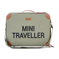 Hot Childhome Mini Traveller Kinderkoffer - Canvas - Kaki