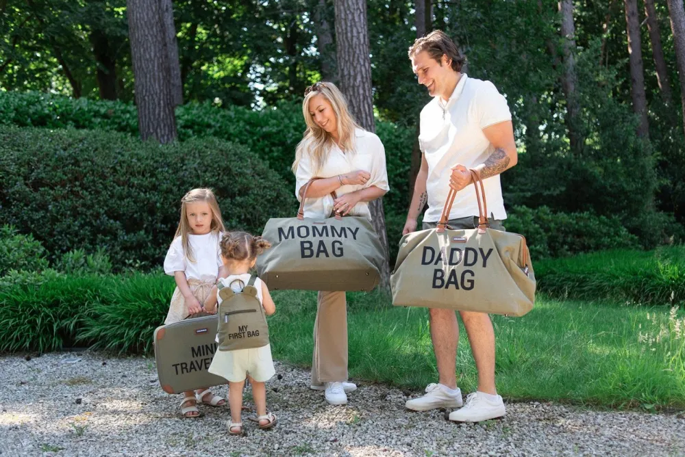 Hot Childhome Mini Traveller Kinderkoffer - Canvas - Kaki