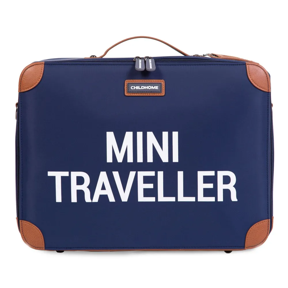 Sale Childhome Mini Traveller Kinderkoffer - Navy Wit