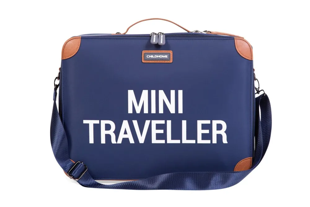 Sale Childhome Mini Traveller Kinderkoffer - Navy Wit