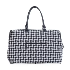 Outlet Childhome Mommy Bag ® Pied De Poule - Zwart